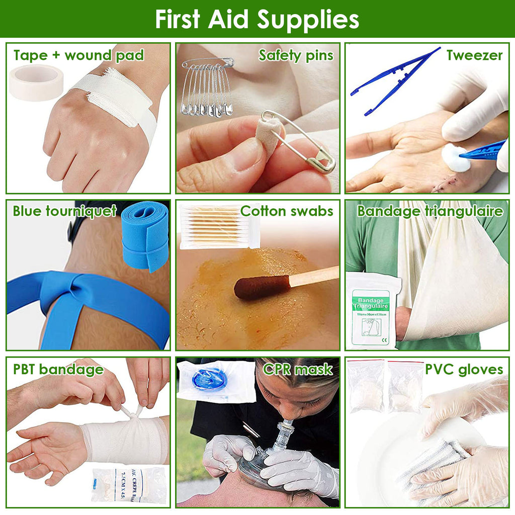 47Pcs Emergency Survival Kit For Hiking Hunting Disaster Camping Adventure