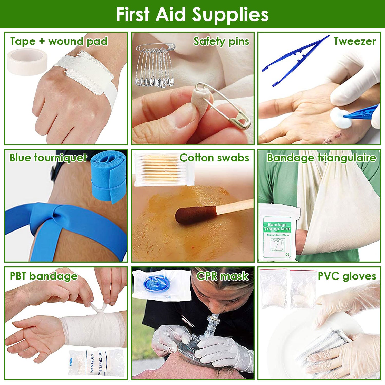 47Pcs Emergency Survival Kit For Hiking Hunting Disaster Camping Adventure