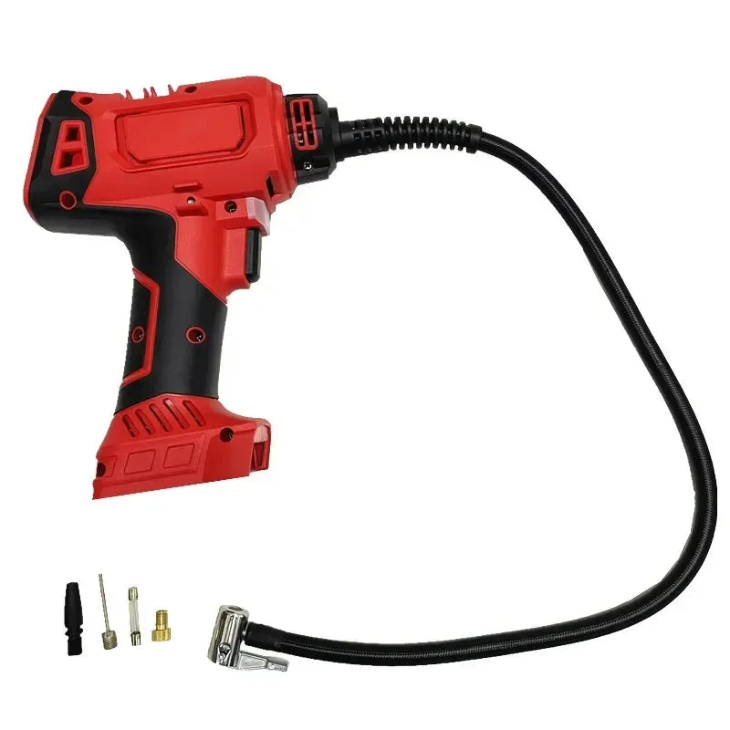 Fit for Milwaukee 18V Battery Electric Air Pump Cordless Car Tire Automatic Inflator Handheld Air Compressor Power Tools