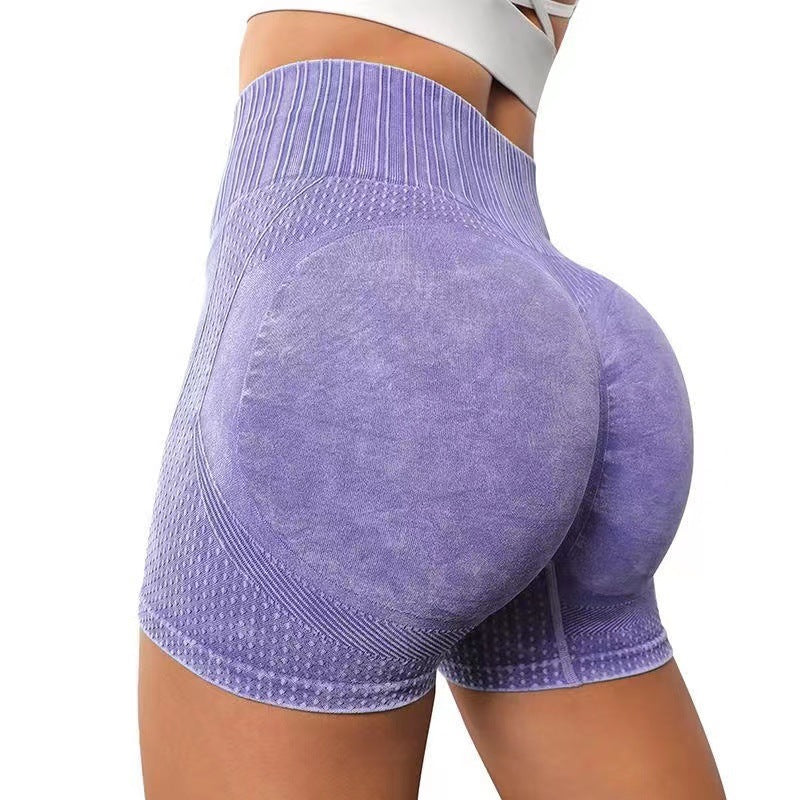 High-waisted Hip-lifting Yoga Shorts