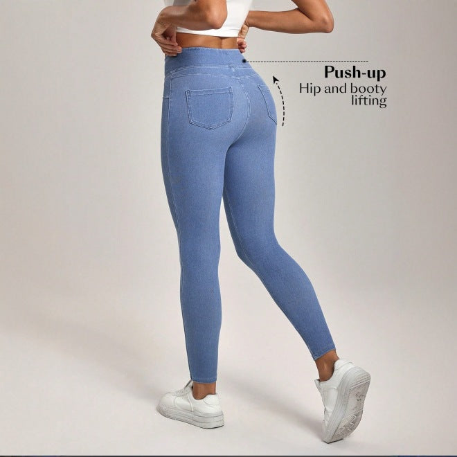 Premium Quality High Waist Double Pocket Sports Casual Ankle Banded Pants