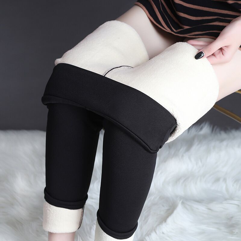 Premium Quality Stretch Lamb Cashmere Leggins for Winter