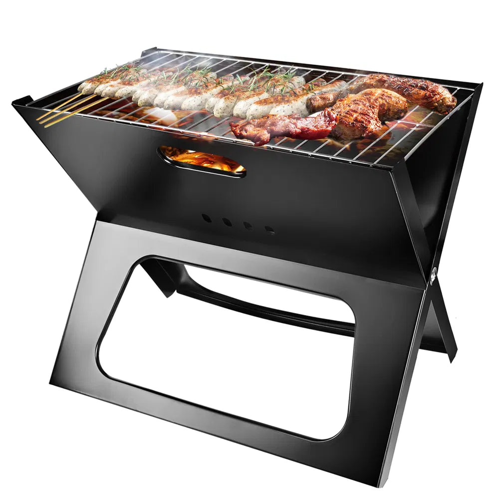 Outdoor Portable BBQ Barbecue Grill Foldable Charcoal Grill
