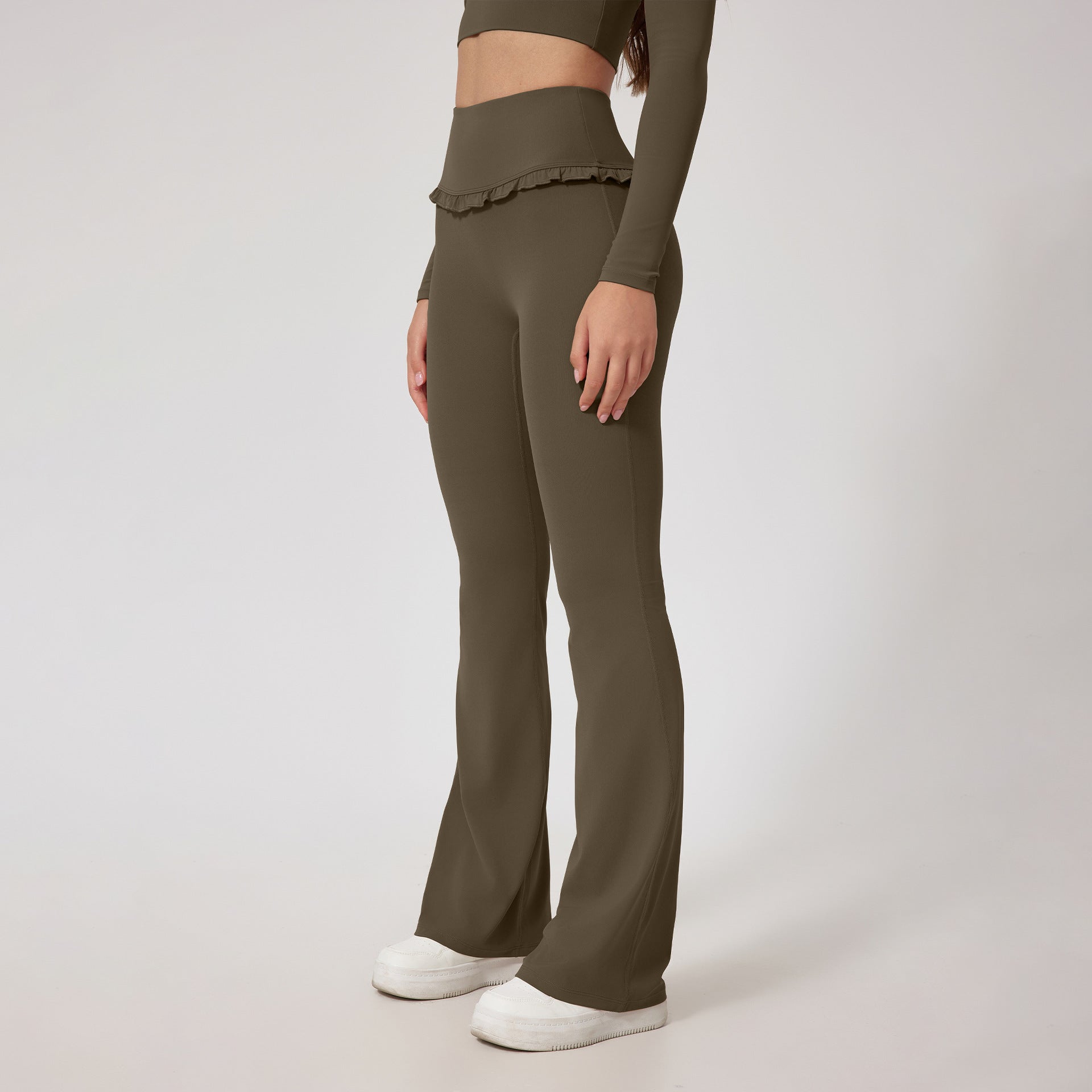 Premium High-Waist Sculpting Nude-Feel Fitness Leggings