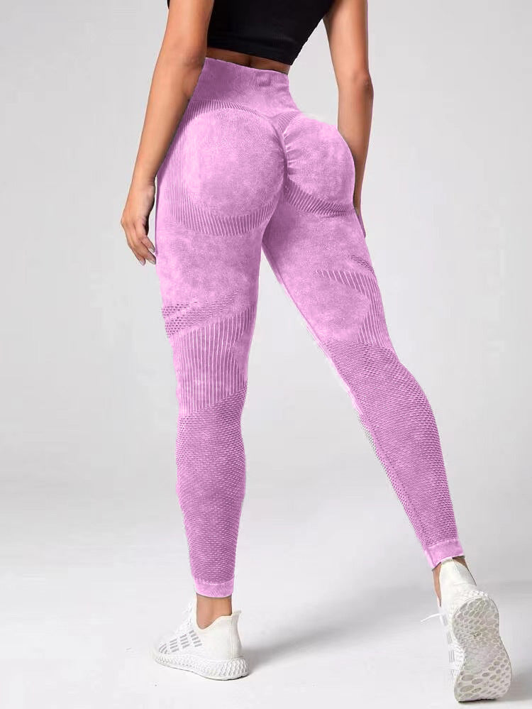 Premium Hollow Design Seamless Leggings High Waist Hip Lifting
