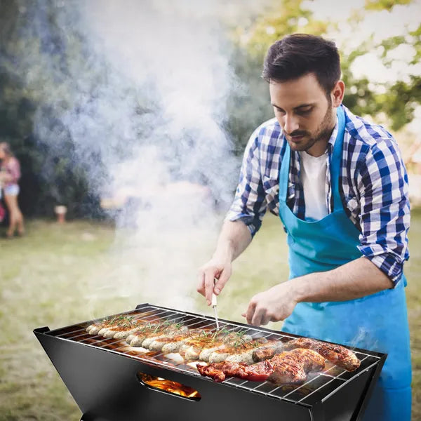 Outdoor Portable BBQ Barbecue Grill Foldable Charcoal Grill