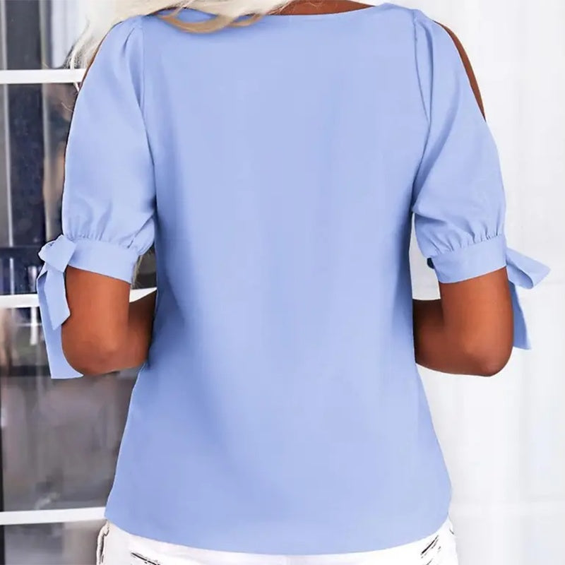 Cold Shoulder Tops Blouses