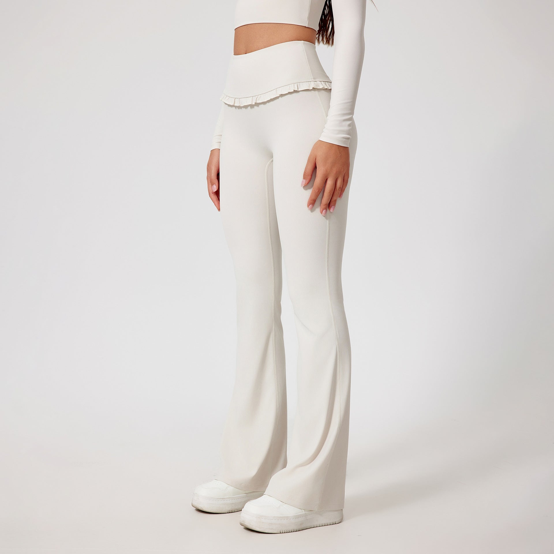 Premium High-Waist Sculpting Nude-Feel Fitness Leggings