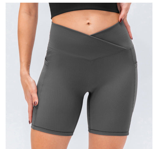Chrysanthemum Shorts High Waist Hip