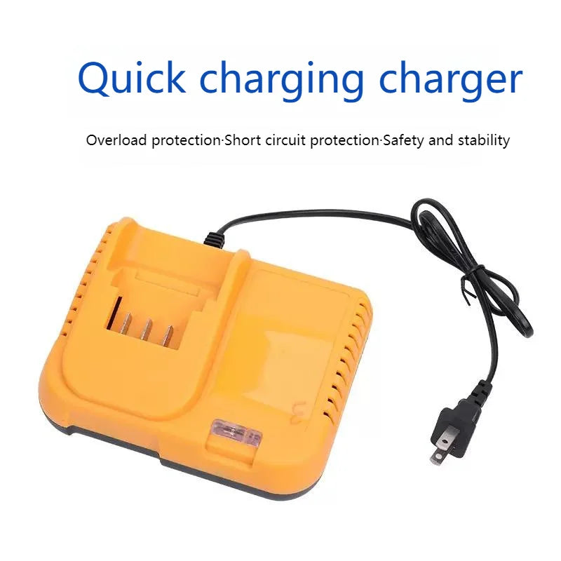 US EU Plug For Dewalt 21V 0.5A Lithium Battery Replacement Fit Power Tool Battery Charger DCB200 DCB201 DCB609 DCB182 DCB204