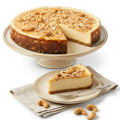 Andy Anand Caramel Cashew Cheesecake, 9-Inch, 2 lb – Handcrafted, Real California Cream Cheese, No Preservatives, Birthday & Holiday Gift