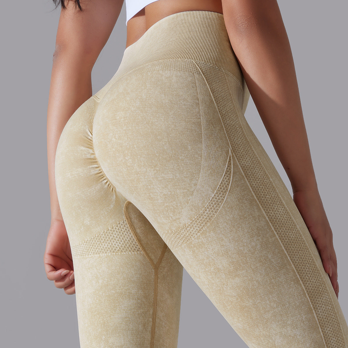 Knitted Seamless High Waist Butt Lifting Leggings