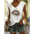 Sexy Lips Graphic Casual Tee