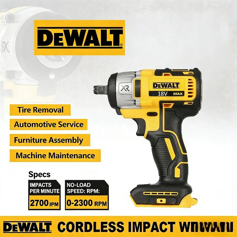 2026Dewalt DCF880 20V Max XR Brushless Cordless Impact Wrench 205N·m Torque Multifunction Portable Power Tool