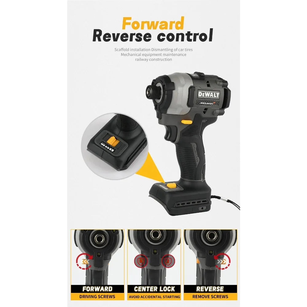 DeWalt DCF85M 205N.m Cordless Screwdriver 3250rpm Adjustable Speed Brushless Electric Power Screwdrivers for DIY And Professiona