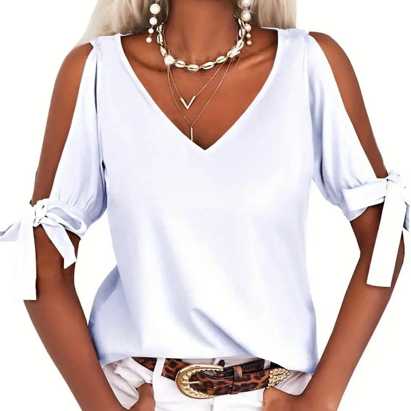Cold Shoulder Tops Blouses