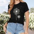 Dandelion Print Casual T-Shirt