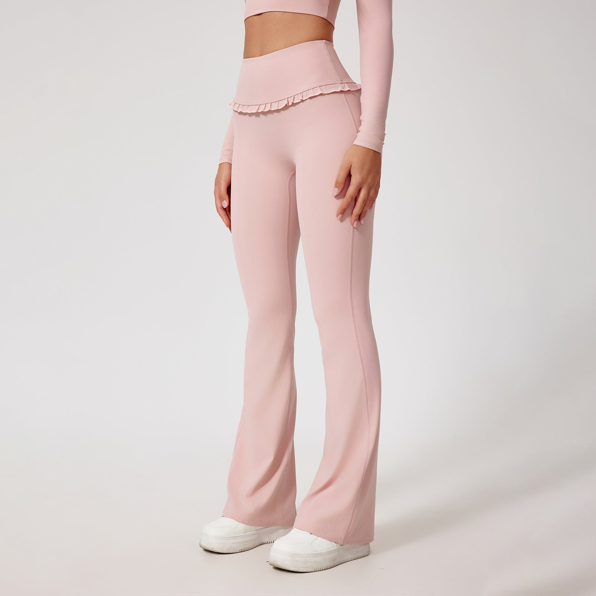 Premium High-Waist Sculpting Nude-Feel Fitness Leggings
