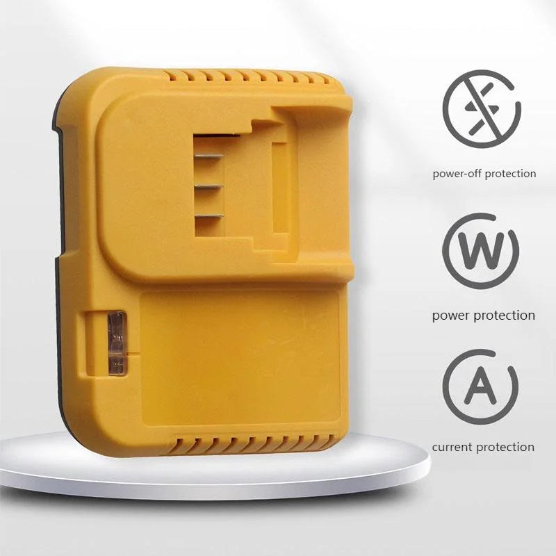 US EU Plug For Dewalt 21V 0.5A Lithium Battery Replacement Fit Power Tool Battery Charger DCB200 DCB201 DCB609 DCB182 DCB204