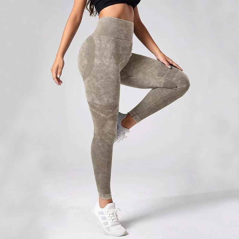 Premium Hollow Design Seamless Leggings High Waist Hip Lifting