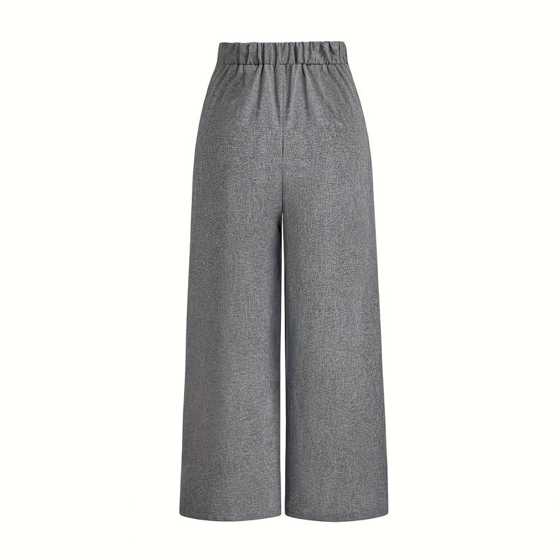 Elegant High-Waisted Wide Leg Pants