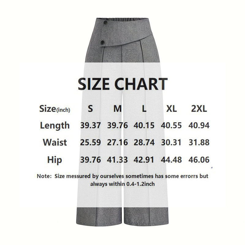 Elegant High-Waisted Wide Leg Pants