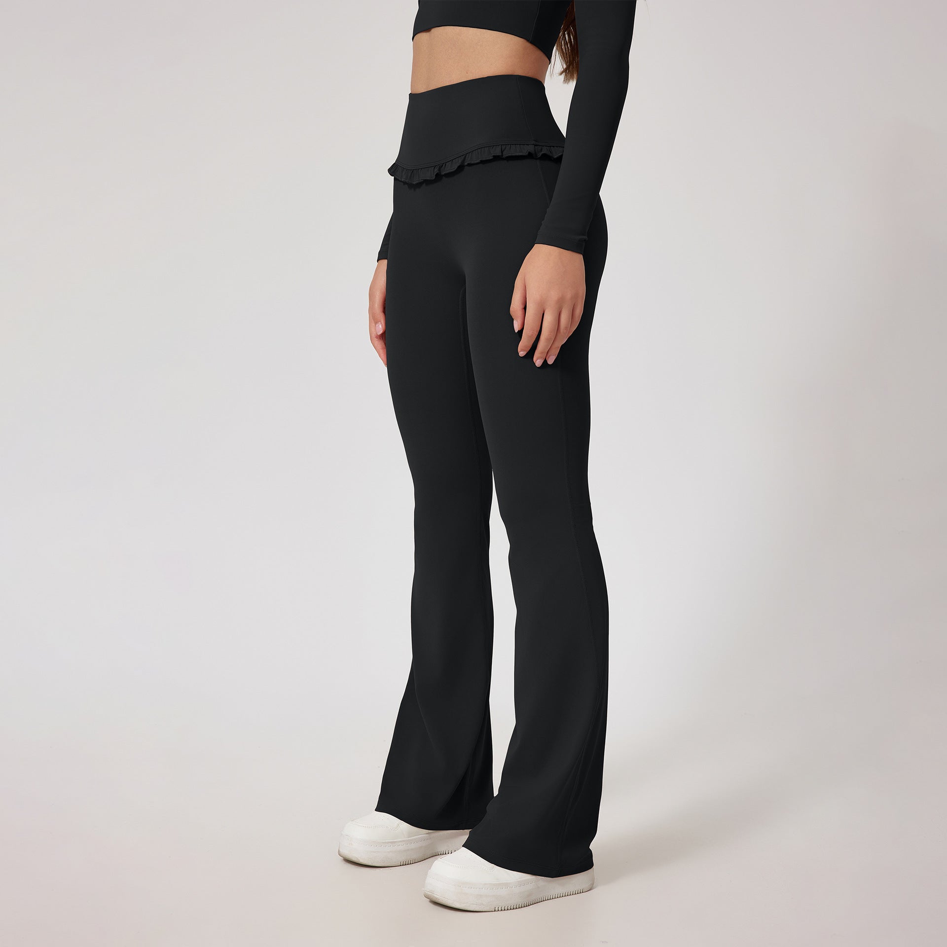 Premium High-Waist Sculpting Nude-Feel Fitness Leggings