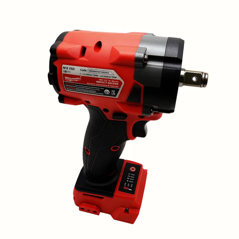FIW212 Impact wrench Milwaukee Origina 18V 12Ah Lithium Ion Battery 21700 15-Cells, Compatible Milwaukee Cordless Power Tools