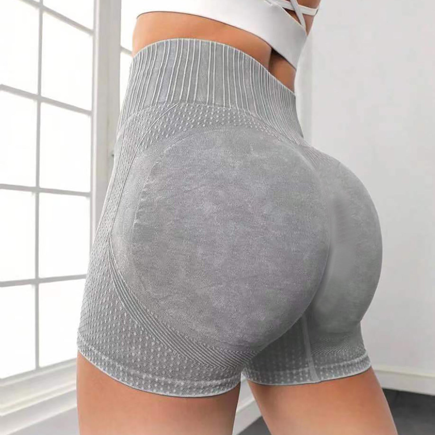 High-waisted Hip-lifting Yoga Shorts