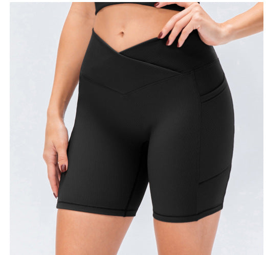 Chrysanthemum Shorts High Waist Hip