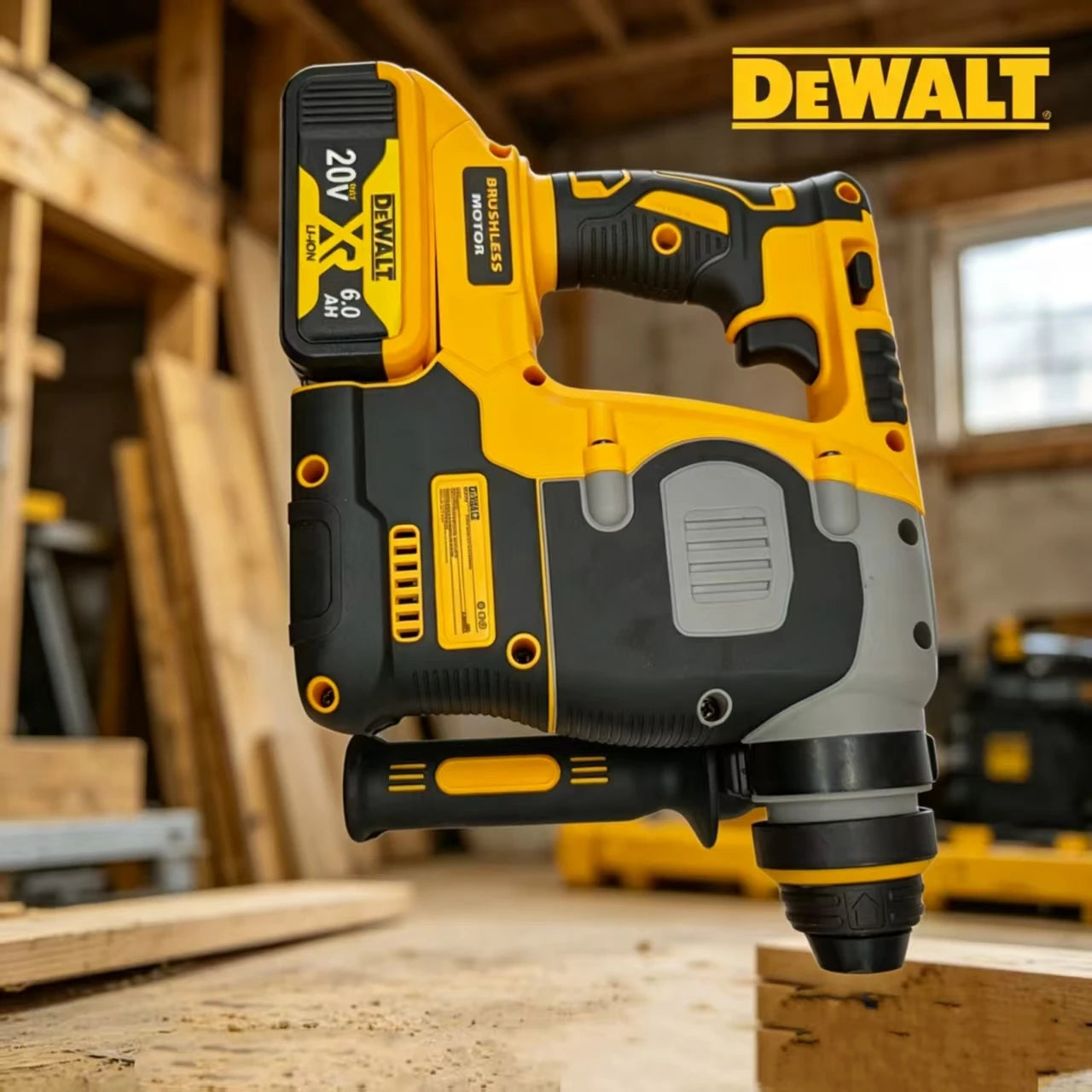 DEWALT DCH273 Rotary Percussion Drill 18V/20V MAX SDS Brushless 1 Inch PLUS L-shaped Woodworking Impact Drill（No Battery）