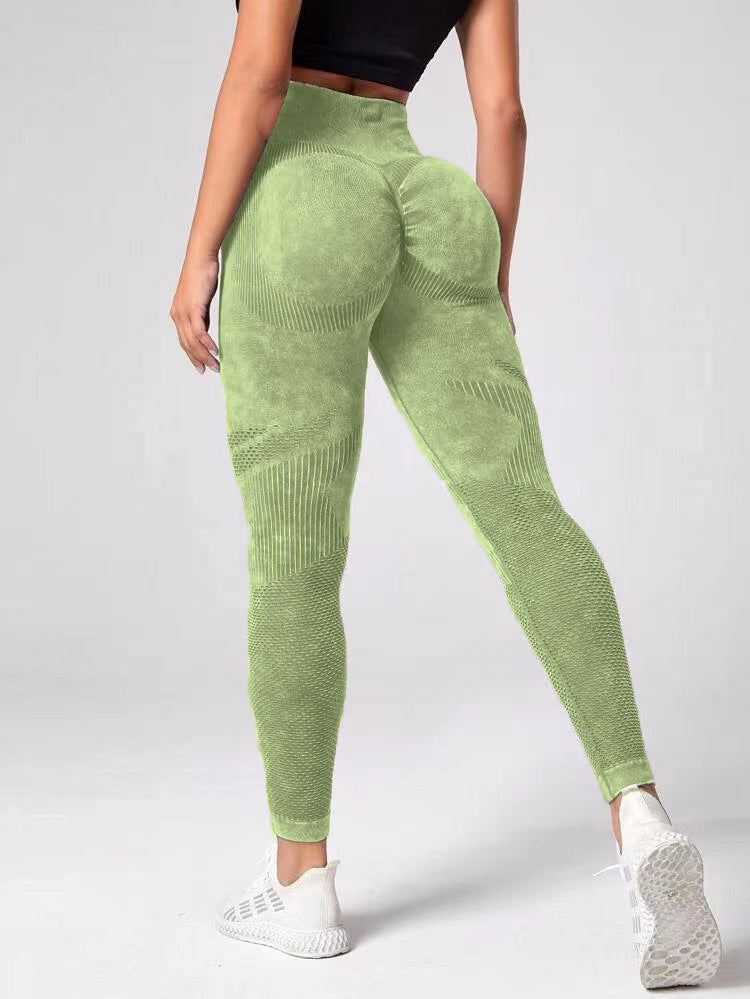 Premium Hollow Design Seamless Leggings High Waist Hip Lifting