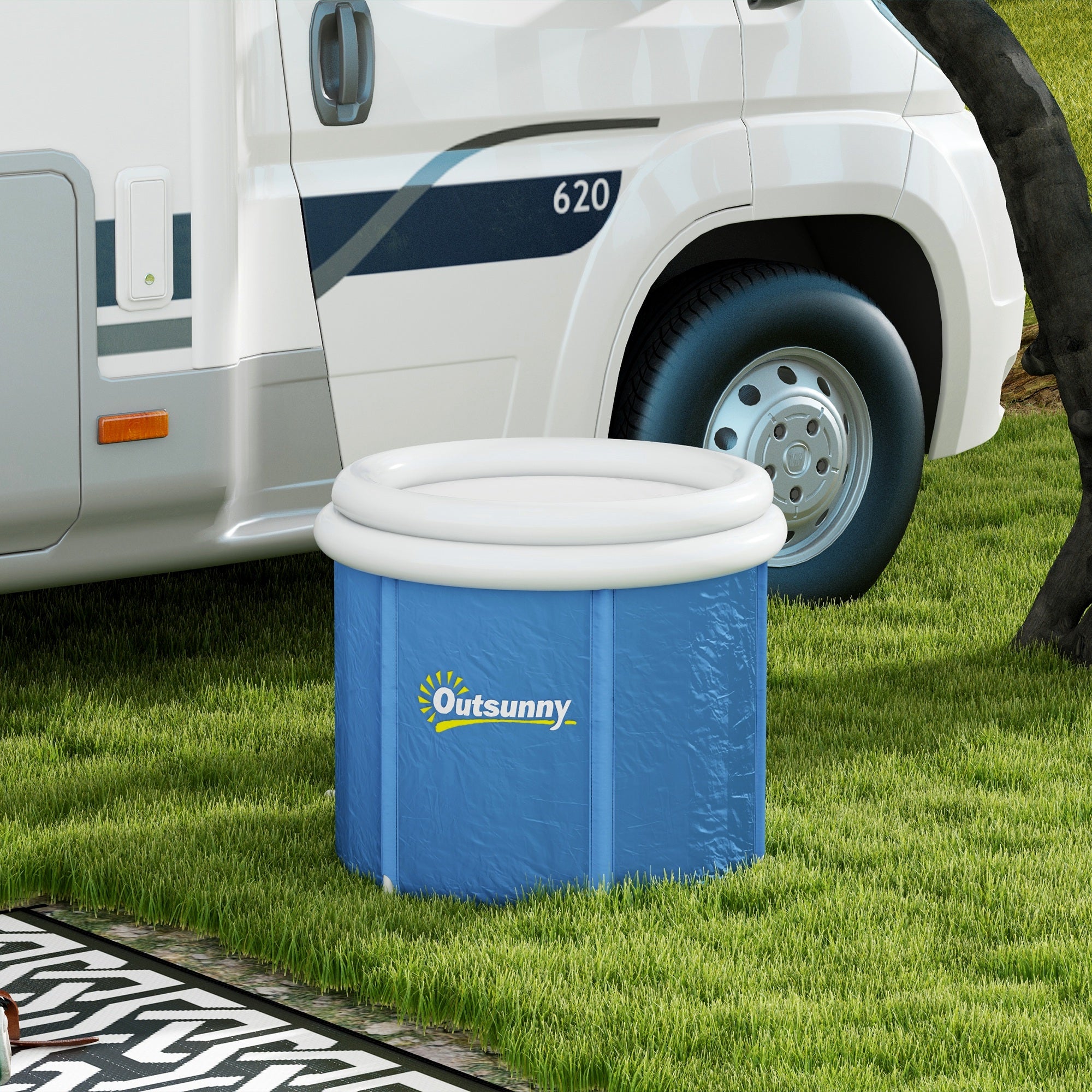 Recovery Cold Plunge Tub, Portable Ice Bath Cold Water Therapy Tub with Thermo Lid