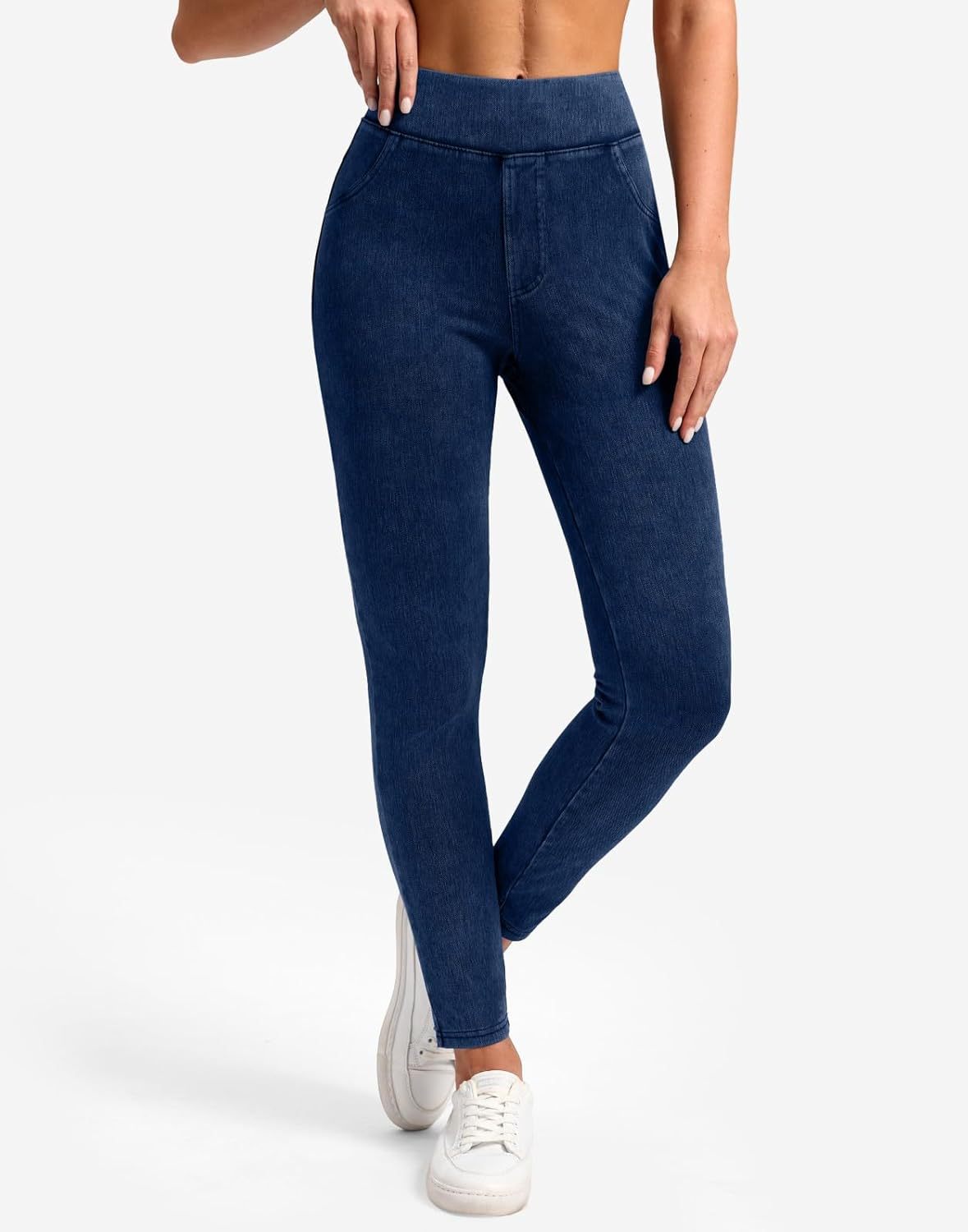 Premium Quality High Waist Double Pocket Sports Casual Ankle Banded Pants