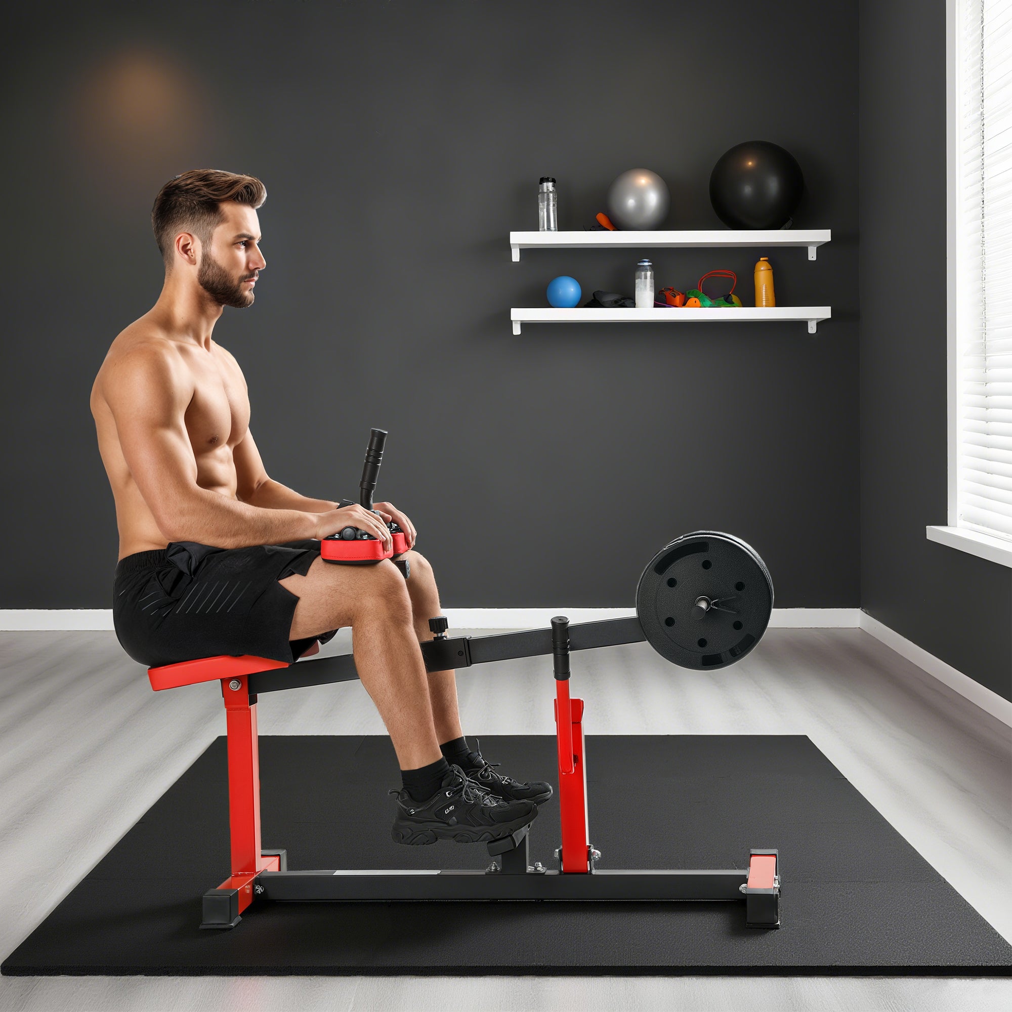 Adjustable Steel Seated Calf Raise Strength Training Gym Equipment