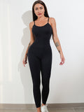 Sexy Unitard One Piece Jumpsuit Spaghetti Strap Tummy Control Rompers Sleeveless Bodysuits Outfits