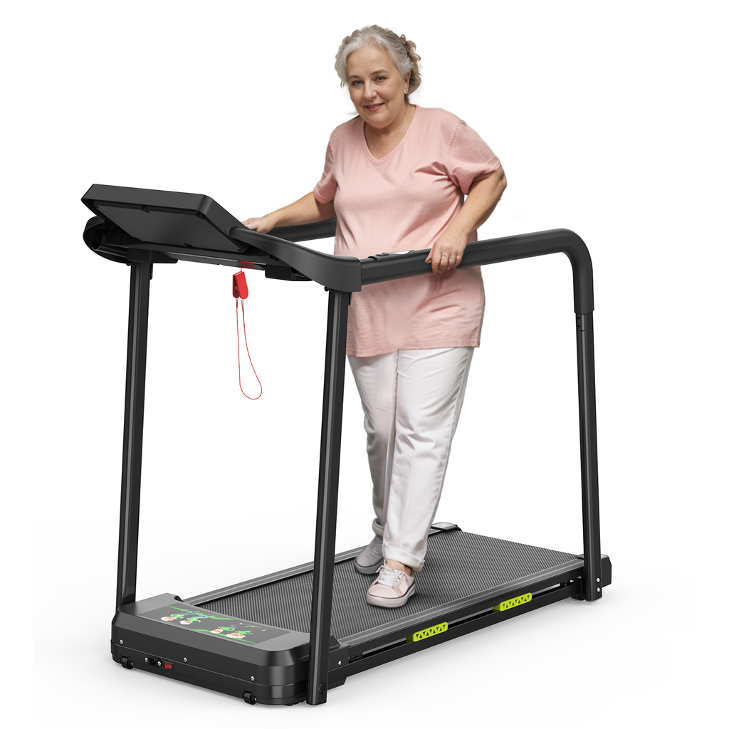 Foldable Walking Pad Treadmill With Stable And Safe Structural Design