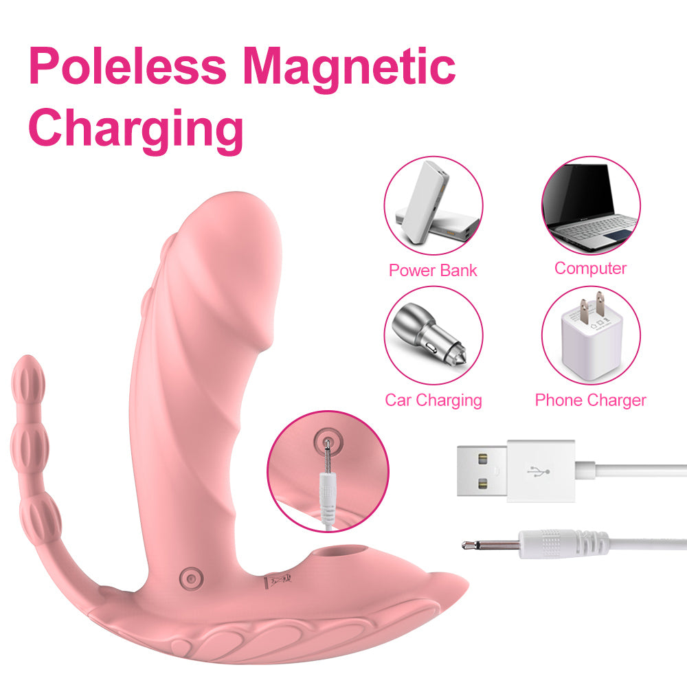 Wearable Panty Vibrator, Clitoral G Spot Stimulator Sex- Toy For Women Anal- Butterfly Vibrating Panties With 8 Vibration Modes Rechargeable Adult- Toy For Women & Couples