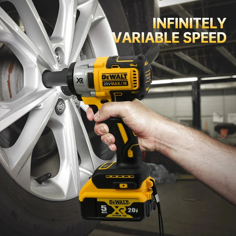 Dewalt DCF880 Brushless Impact Wrench 205Nm High Torque Cordless Electric Wrench Tire Repair Rechargeable 20V battery Power Tool