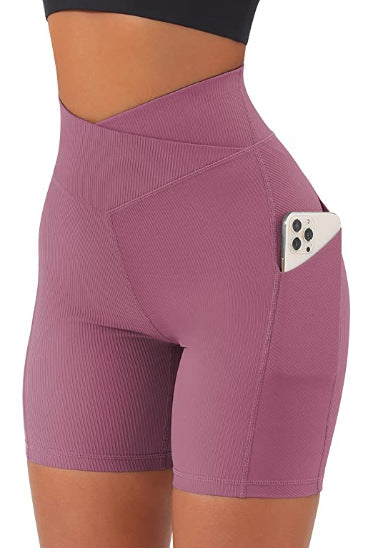 Chrysanthemum Shorts High Waist Hip