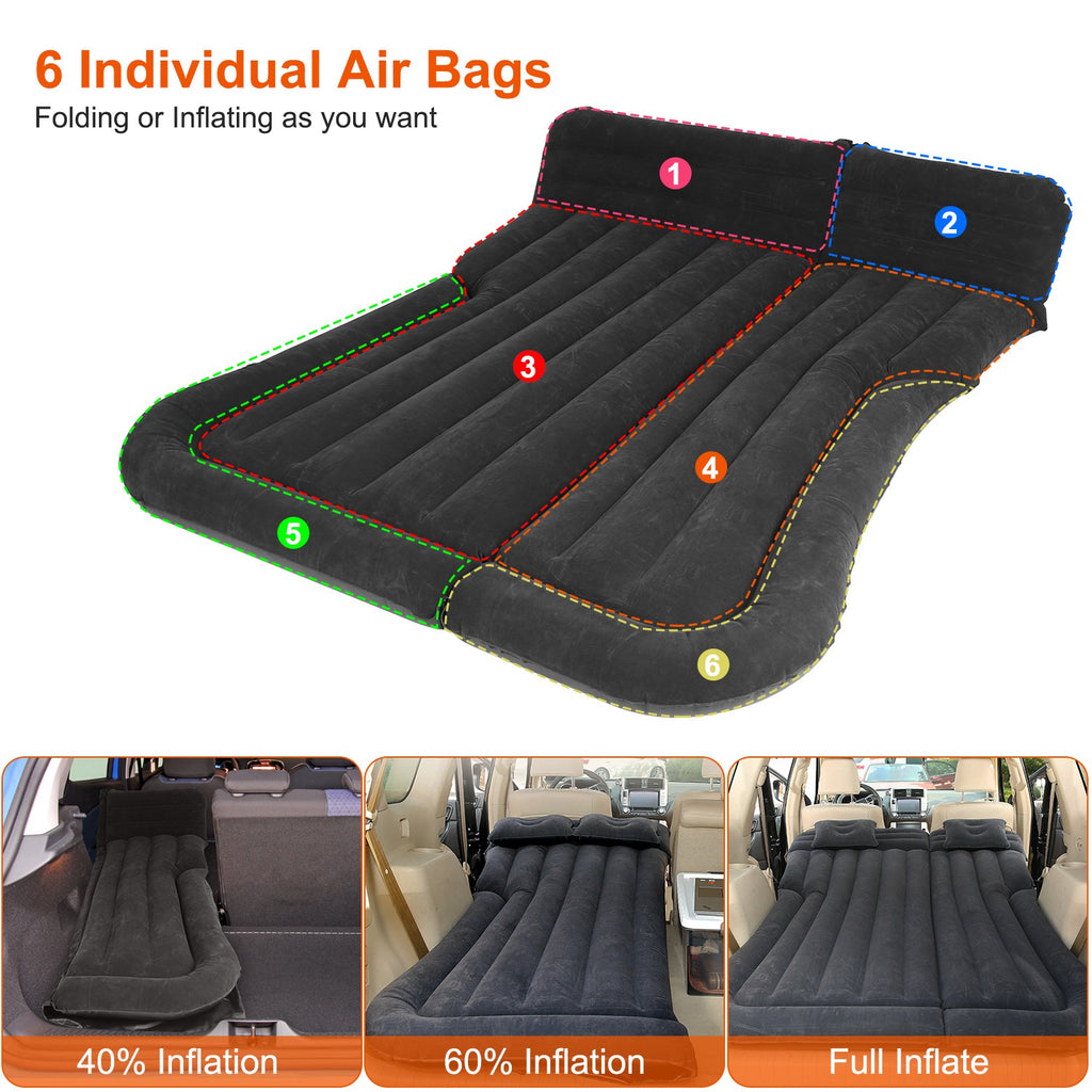 1Set Inflatable Thickened Camping Air Mattress