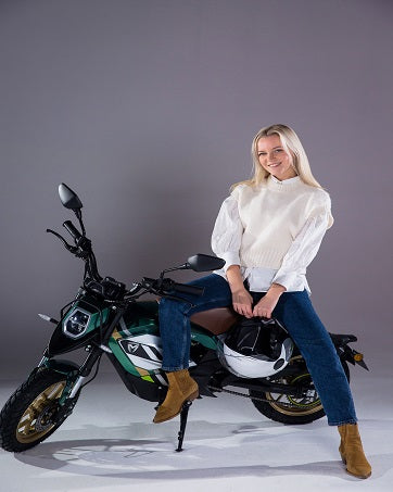 Electric Motorcycle Bike For Adults With App, Electric Dirt Bike 2500W Peak Mid-Mounted Motor 60V 31AH Removable Battery, Top Speed 34MPH 56Miles Off Road Electric Mountain Bike,DUAL-LENS HEADLIGTHS