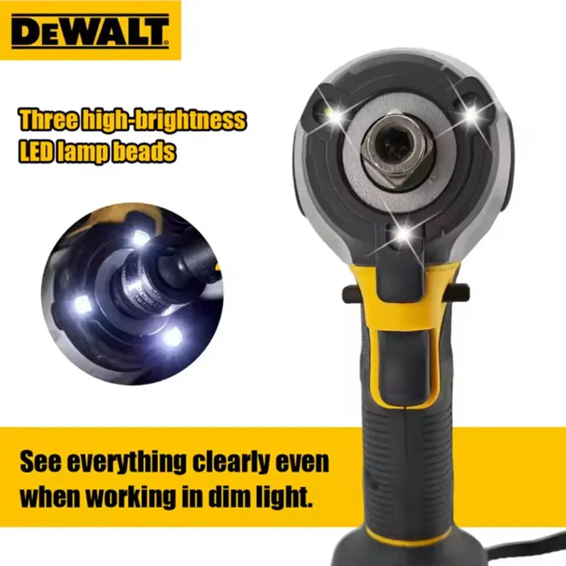 DEWALT Brushless Electric Drill Impact Wrench DCF922 1/4-Inch Hex Chuck 20V Max XR Lithium-Ion Battery Not Included Tool Only