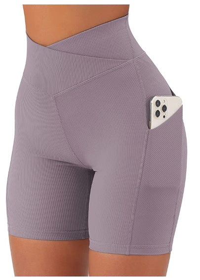 Chrysanthemum Shorts High Waist Hip