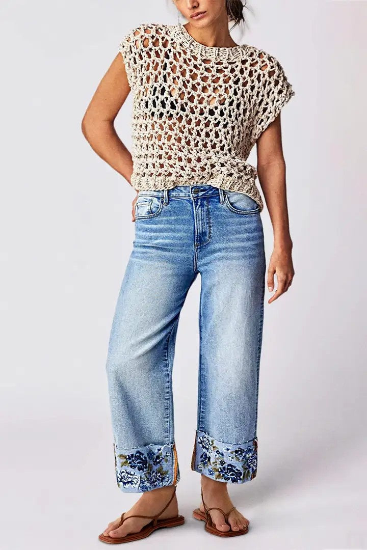 Scorpio™ Loose Straight Blue Denim