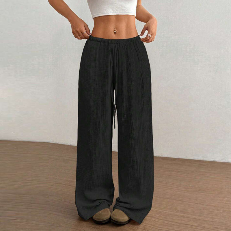 High-Waisted Wide Leg Pants