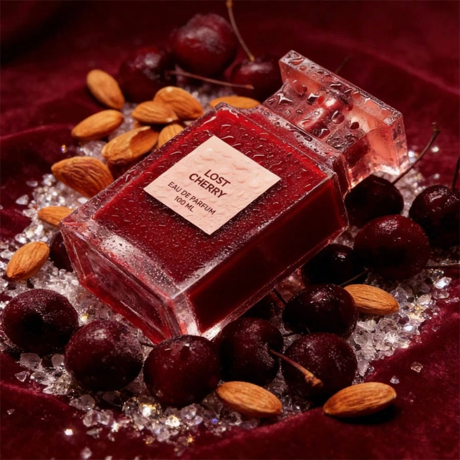 TOM FORDs Lost Cherry Eau De Parfum. Lost Cherry Immerses The Senses In A Candy-Like Gleam Of Black Cherry And Bitter Almond. It's A Great Gift For Best Friends, Girlfriends, Sisters And Mothers. Gift-Giving. 3.4 Fl.Oz / 100ml.