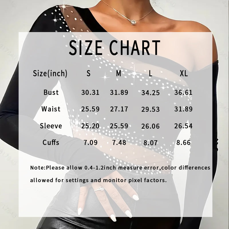 Sexy Slim Fit Shoulder Long Sleeve Clubwear