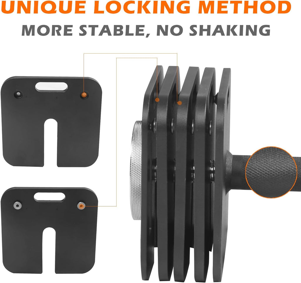 Adjustable Dumbbell 9 In 1 Free Weights For Full-Body Home Gym Workouts
