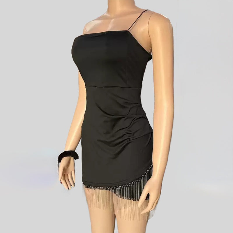 Spaghetti Strap Mini Dress For Night Club